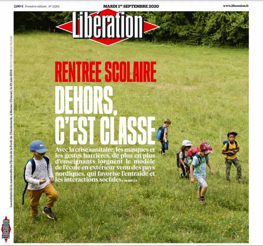 Capture d’écran Libé